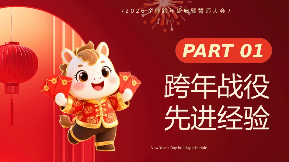 2026企业跨年盛典暨誓师大会PPT马年跨年战役启动会模版_第3页