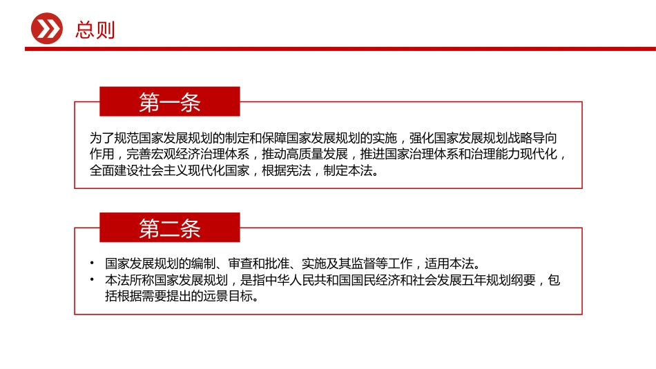 PPT课件：中华人民共和国国家发展规划法_第3页