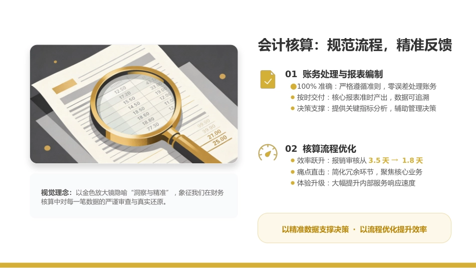 季度财务工作总结汇报财务经理工作汇报PPT模板_第6页