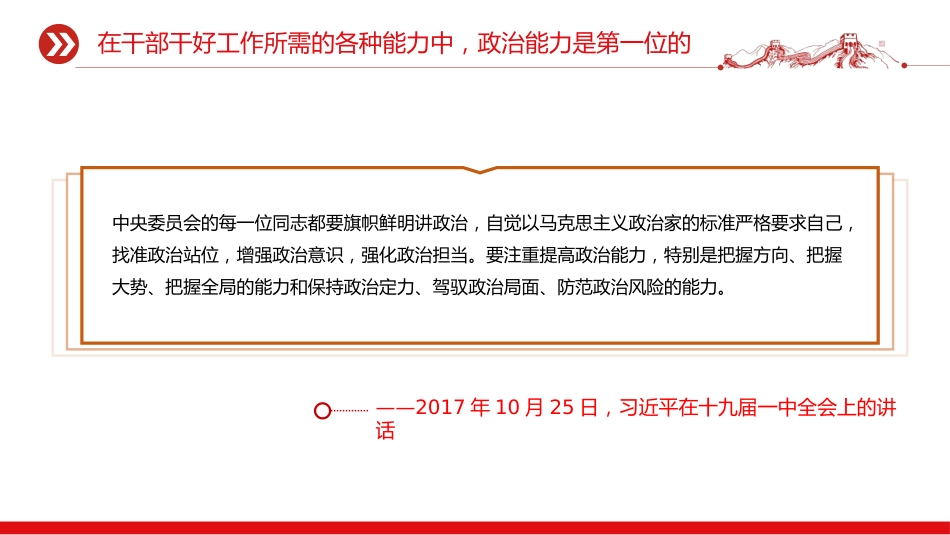 总书记的部分相关重要论述课件讲稿+PPT课件：锻造过硬的政治能力_第4页