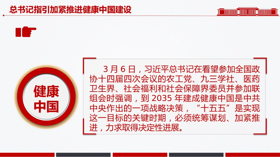 全国两会专题课件讲稿+PPT课件：总书记指引加紧推进健康中国建设_第3页