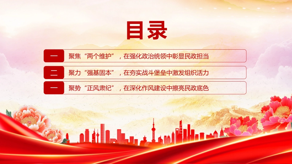 讲稿+PPT课件：2025年党建工作总结_第3页