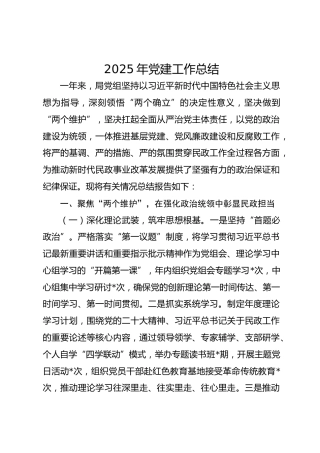 讲稿+PPT课件：2025年党建工作总结