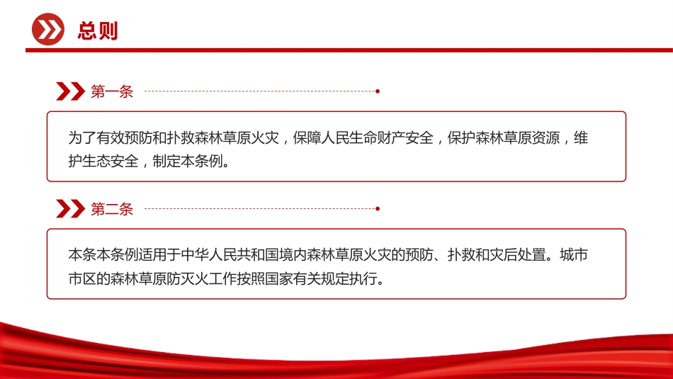讲稿+PPT课件：《森林草原防灭火条例》法律法规课件_第4页
