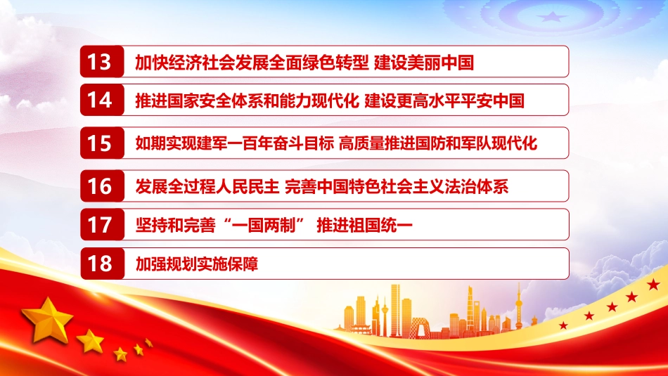 讲稿+PPT课件：《中华人民共和国国民经济和社会发展第十五个五年规划纲要（草案）》摘要_第5页