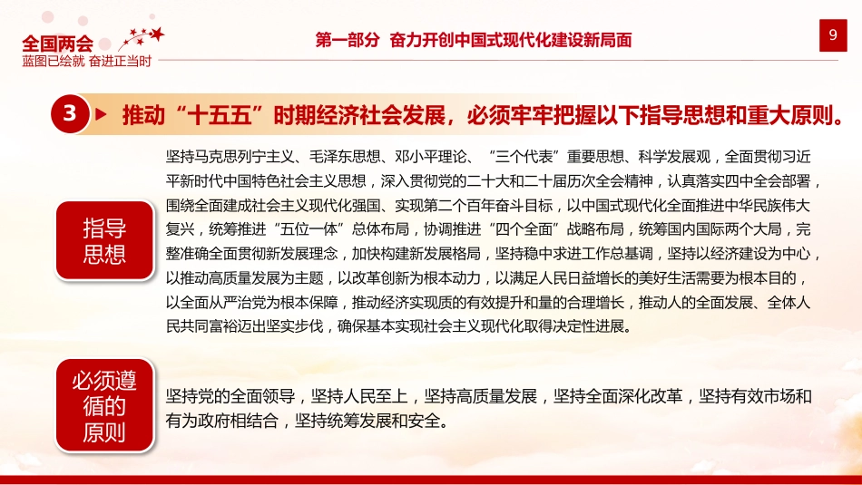 讲稿+PPT课件：《中华人民共和国国民经济和社会发展第十五个五年规划纲要（草案）》摘要_第9页