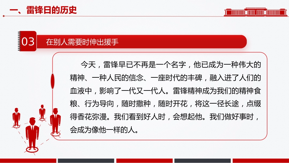 3.5学雷锋纪念日课件讲稿+PPT课件：了解雷锋精神 学习雷锋精神_第8页