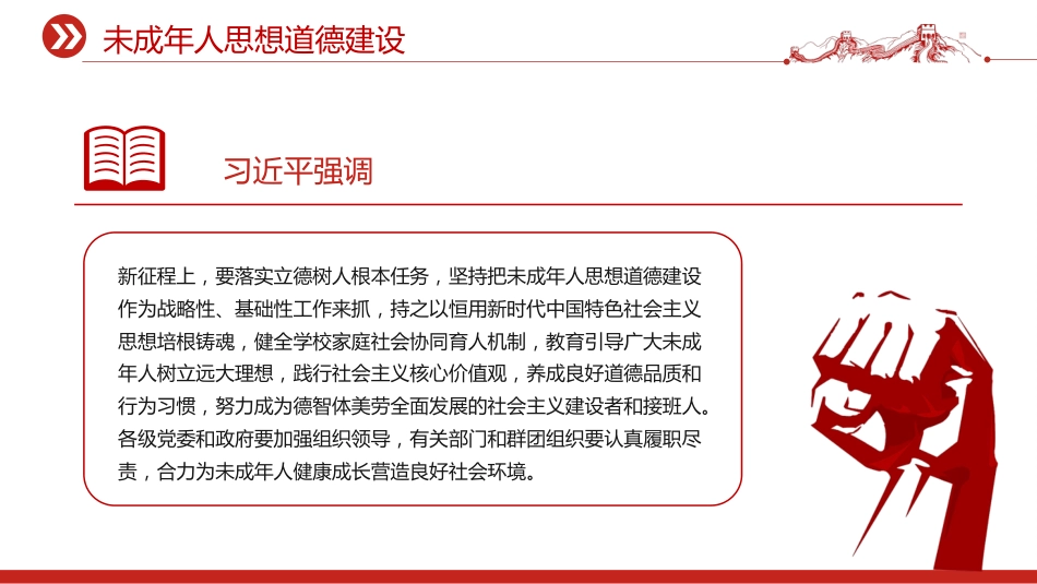 讲稿+PPT课件：未成年人思想道德建设_第3页