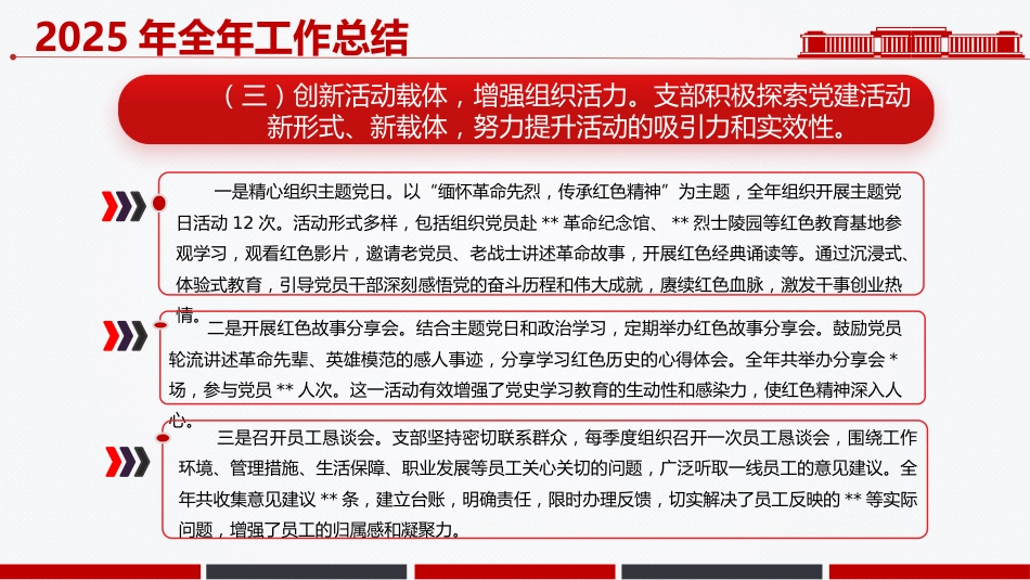 讲稿+PPT课件：通用党支部2025年党建工作总结_第7页