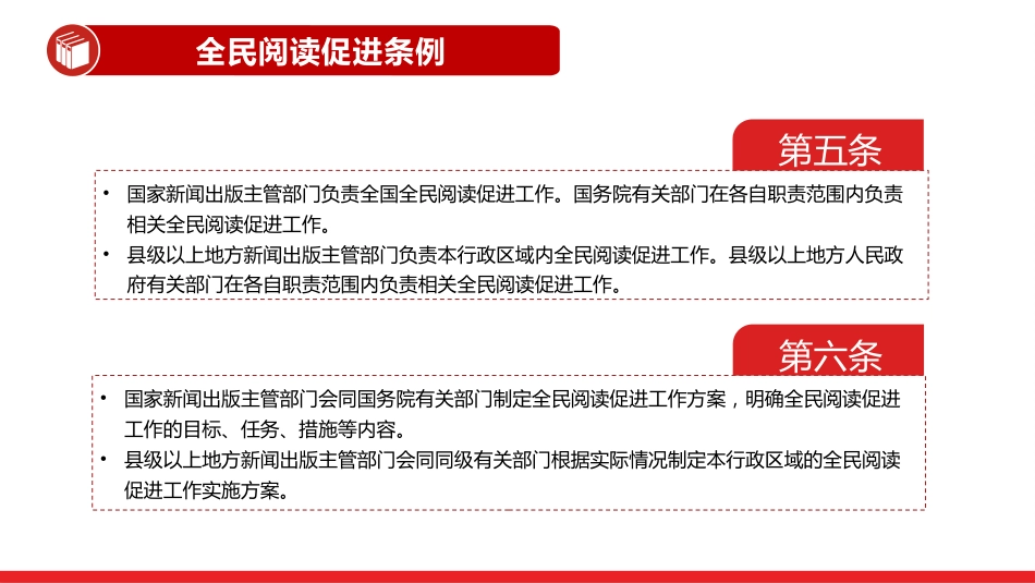 法律法规课件讲稿+PPT课件：《全民阅读促进条例》_第5页