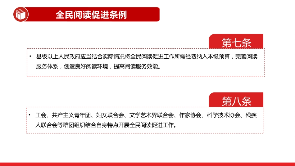 法律法规课件讲稿+PPT课件：《全民阅读促进条例》_第6页