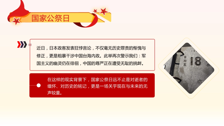 勿忘国耻吾辈自强爱国教育课件讲稿+PPT课件：12.13国家公祭日_第2页