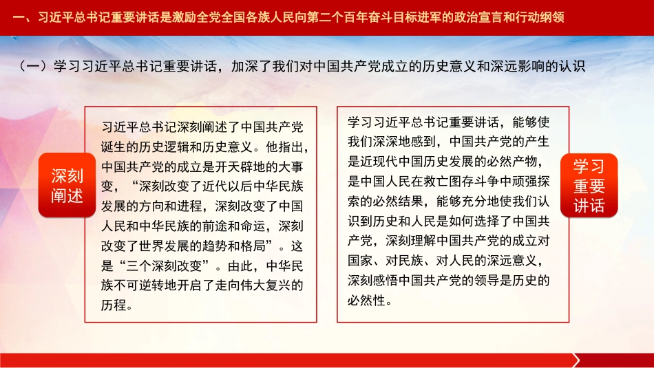 党课讲稿+PPT系列第32期：在学习贯彻习近平总书记“七一”重要讲话精神专题宣讲报告会上的报告（100周年，“七一”讲话）_第8页
