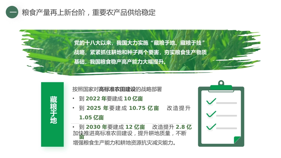 党课讲稿+PPT系列第120期：党的十八大以来我国农业发展的历史性成就（喜迎二十大）_第7页