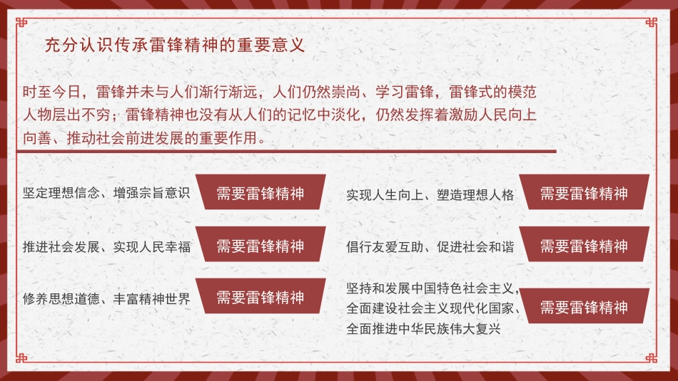 党课讲稿+PPT系列第173期：传承雷锋精神 坚定理想信念_第7页