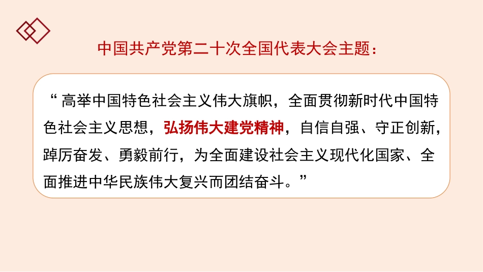 党课讲稿+PPT系列第205期：弘扬以伟大建党精神为源头的中国共产党人精神谱系（二十大学习材料、七一党课）_第2页