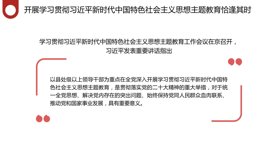 党课讲稿+PPT系列第178期：开展好学习贯彻习近平新时代中国特色社会主义思想主题教育 凝心铸魂创伟业 踔厉奋发向复兴_第5页