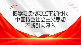 党课讲稿+PPT系列第183期：把学习贯彻习近平新时代中国特色社会主义思想不断引向深入（主题教育）