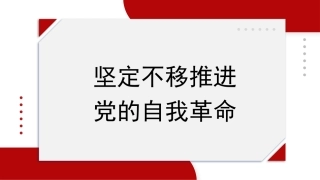 党课讲稿+PPT系列第250期：坚定不移推进党的自我革命（二十届中央纪委三次全会）
