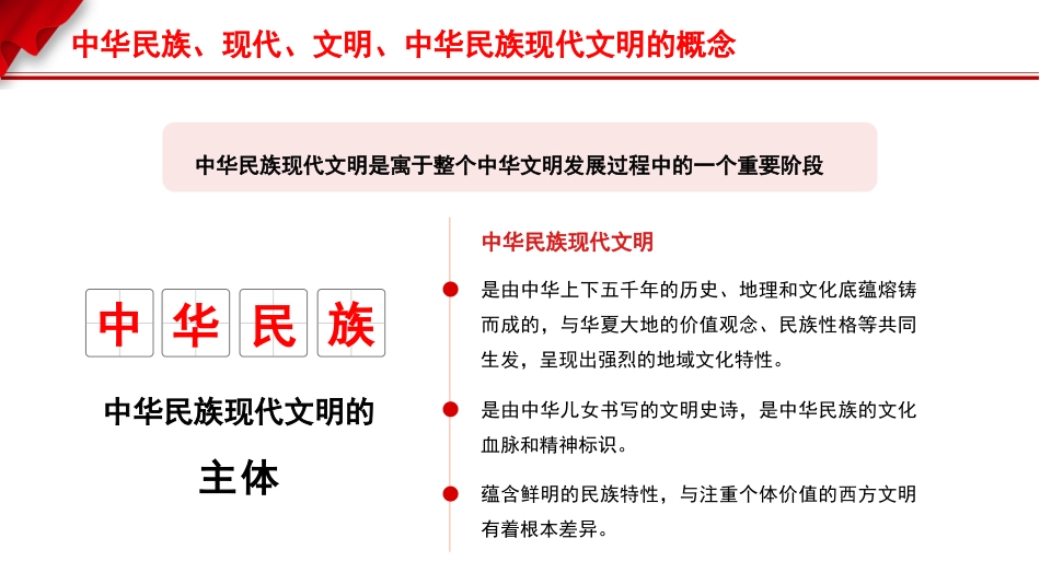 党课讲稿+PPT系列第265期：谱写中华民族现代文明新华章（文化思想、文化建设）_第7页