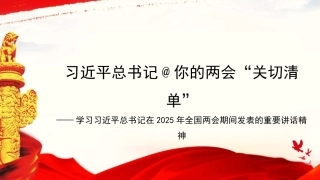 党课讲稿+PPT系列第342期：学习习近平总书记在2025年全国两会期间发表的重要讲话精神