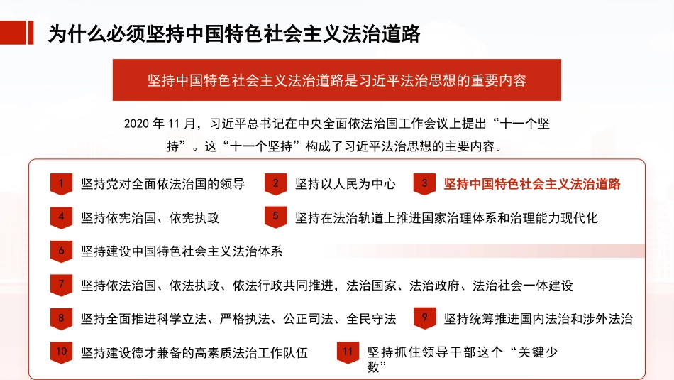 党课讲稿+PPT系列第365期：道路决定命运：坚定不移走中国特色社会主义法治道路_第6页