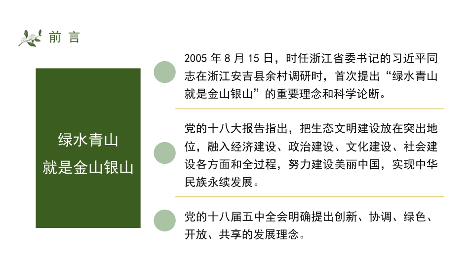 党课讲稿+PPT系列第371期：以“两山”理念引领经济社会发展全面绿色转型_第3页