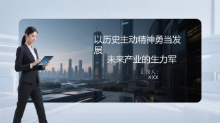 PPT：以历史主动精神勇当发展未来产业的生力军