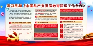 党员教育管理工作条例 内页