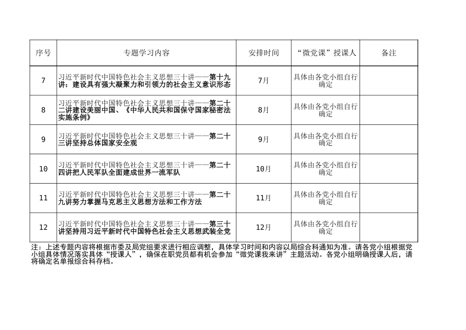 微党课主题活动计划表_第2页