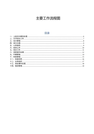 办公室工作流程（14项）