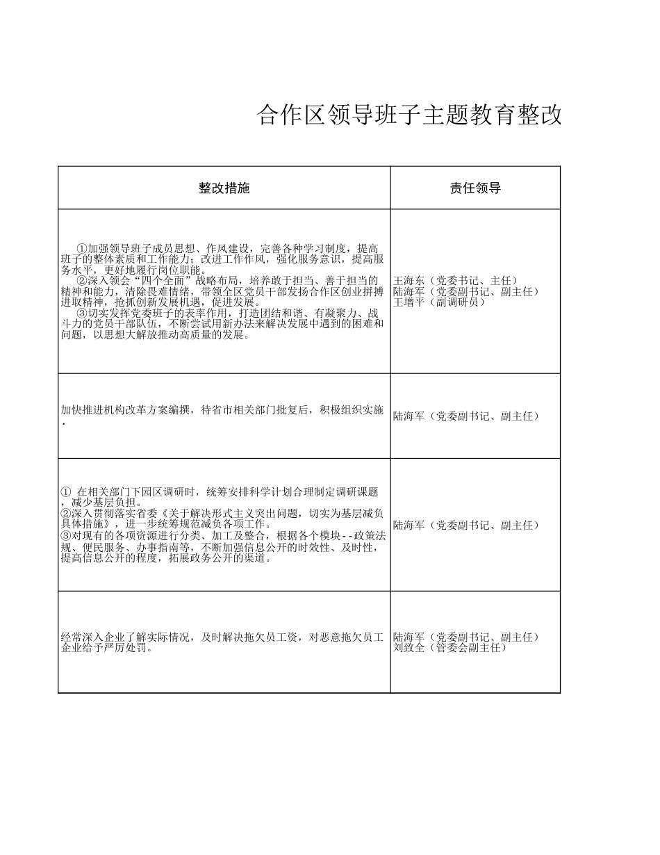 领导班子主题教育整改工作台账_第3页
