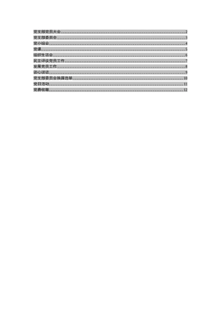 党支部规范化工作流程11个