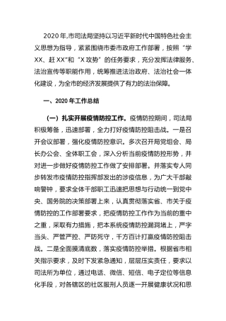 司法系统2020年工作总结和2021年工作计划2篇