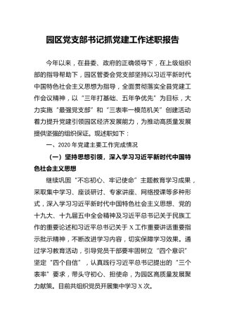 党支部书记抓党建工作述职报告4200字