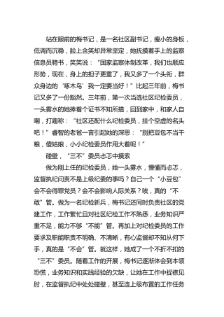 纪检监察类个人先进事迹2篇