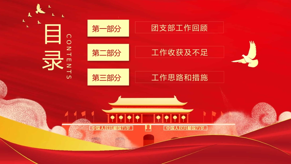 基层团委团支书工作总结汇报PPT_第2页