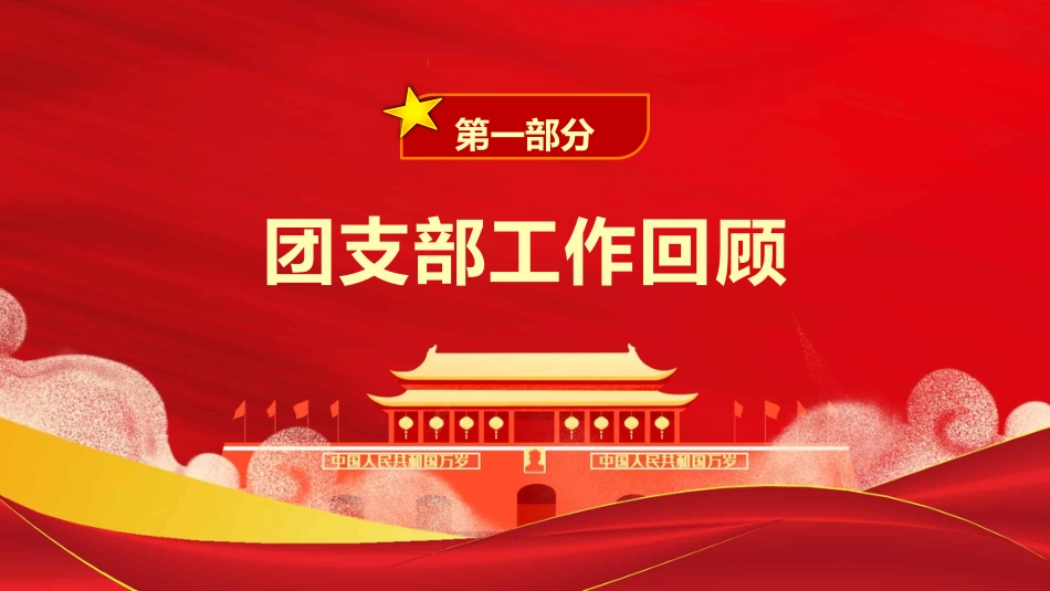 基层团委团支书工作总结汇报PPT_第3页
