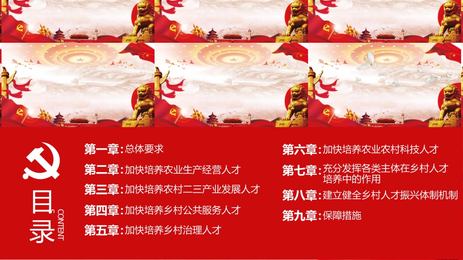 党课ppt:加快推进乡村人才振兴的意见解读_第3页
