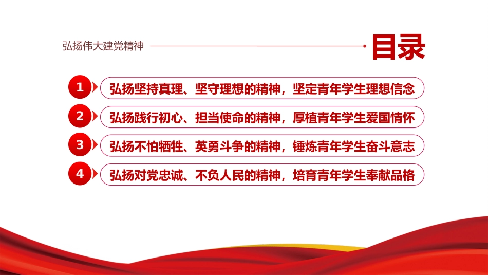 党课ppt：弘扬伟大建党精神 夯实青年思想根基_第3页