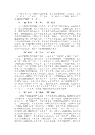 乡镇党建工作总结汇报2300字
