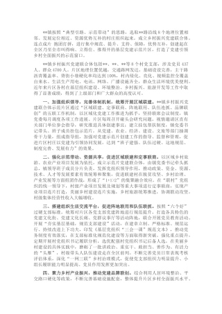 乡村振兴经验：“党建联合体”撬动乡村全域振兴