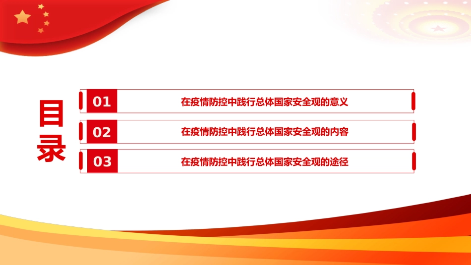 党课ppt：在疫情防控中践行总体国家安全观PPT_第3页