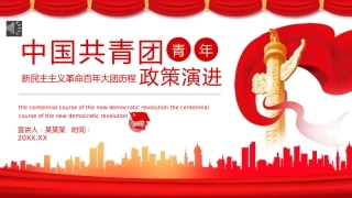共青团青年的政策演进PPT课件