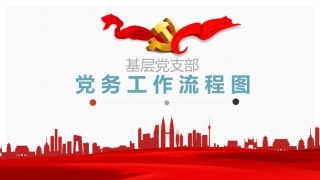 党支部党务工作流程图ppt（党建培训）