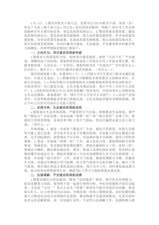 乡镇关于全县“三级干部大会”会议精神贯彻落实情况的汇报