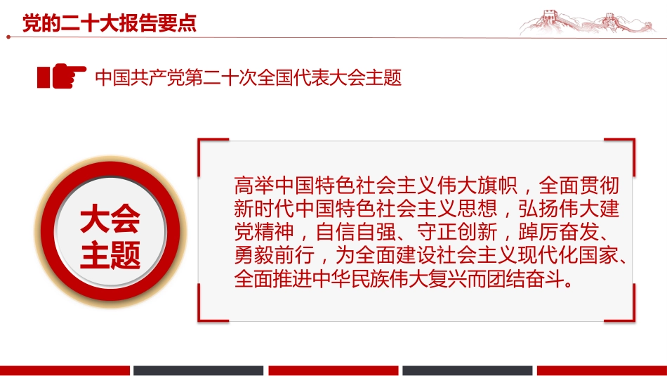 二十大报告要点学习PPT(展板参考)_第3页