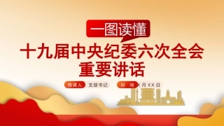 十九届纪委六次全会精神解读ppt课件