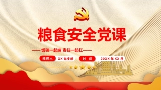 粮食安全专题党课ppt