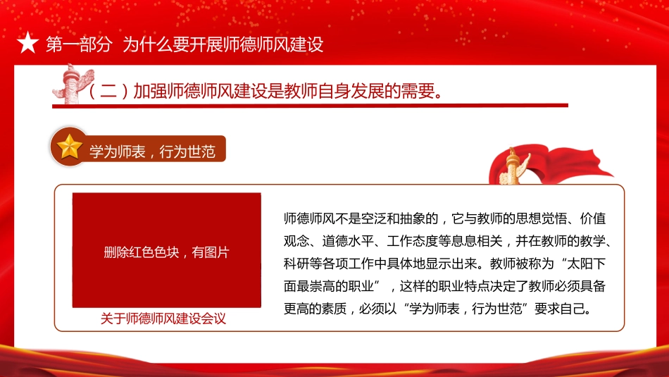 党课ppt:做师德高尚、业务精湛的高素质好教师_第6页